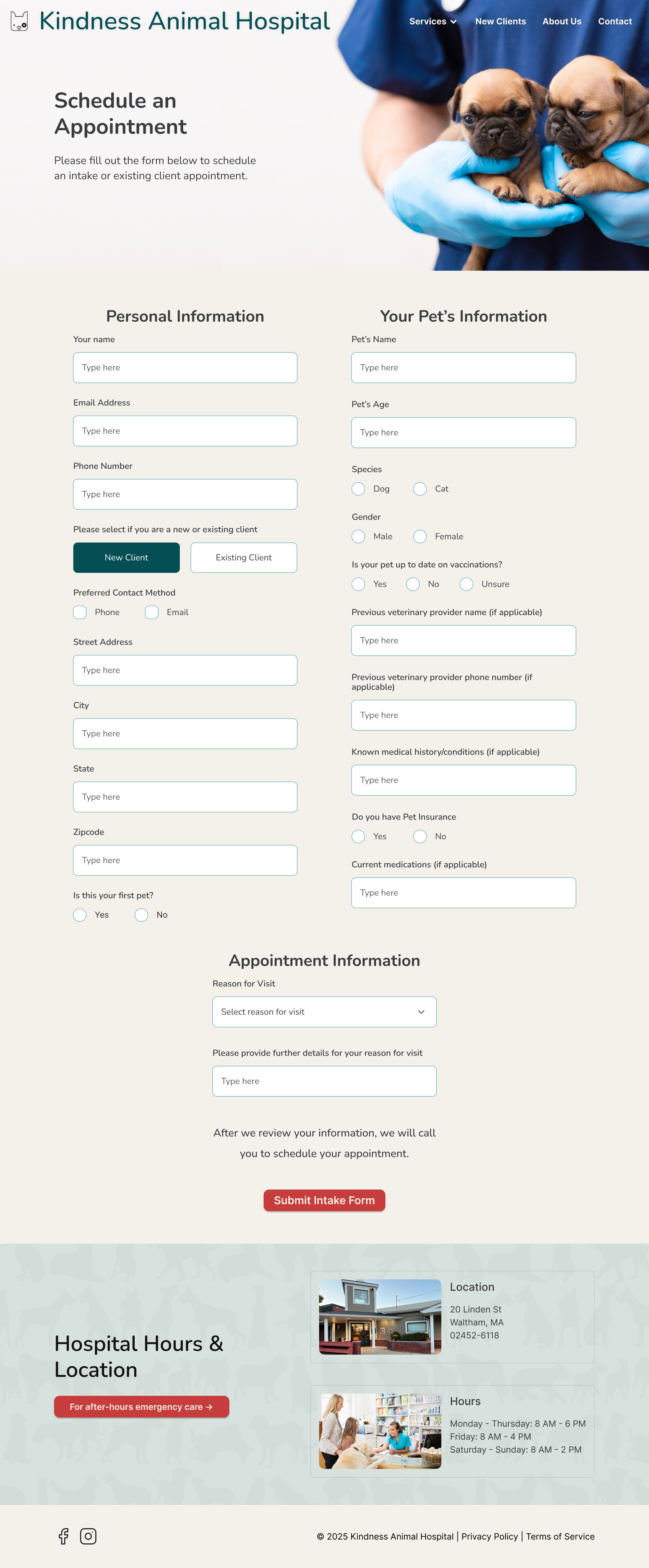 Scheduling New Patient